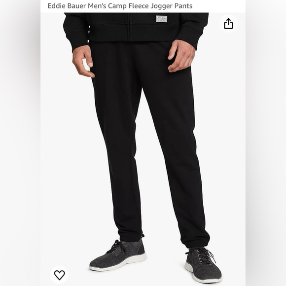 EDDIE BAUER MENS CAMP FLEECE JOGGER PANTS - Picture 12 of 12